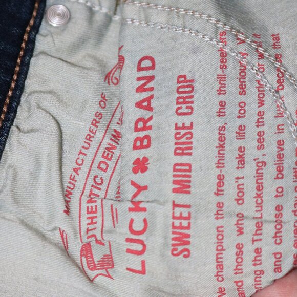 Lucky Brand Indigo Cropped Jeans - Picture 5 of 5